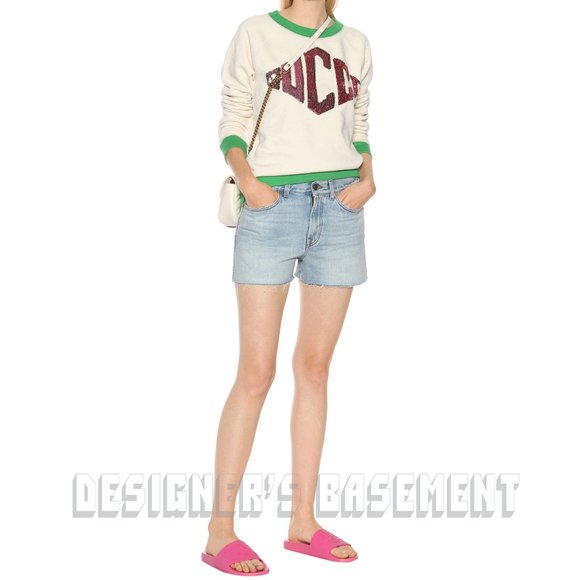 GUCCI pink rubber 38- 8US Logo PURSUIT Pool slides - Picture 7 of 8